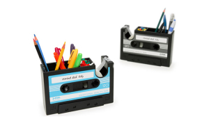 Porta Durex e Porta Caneta FITA K7